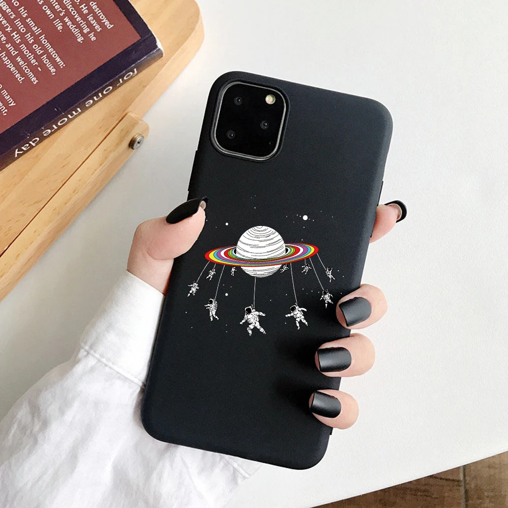 15 Чехол для телефона для iPhone 6, 6s, 7, 8 Plus, X, 5, 5S, SE, чехол с милой собачкой хаски, Рождественский Мягкий ТПУ черный чехол для iPhone 8, XR, XS, 11Pro Max - Цвет: 15