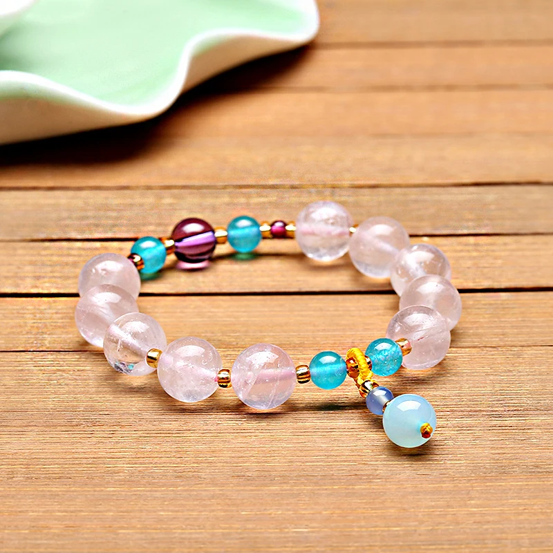 Лидер продаж женский браслет из натурального порошкового хрусталя Модный