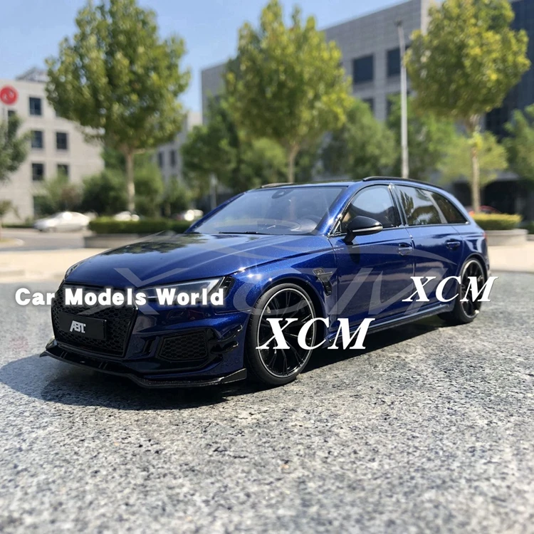 Полимерная модель автомобиля GT Spirit ABT RS4 Avant(синий) 1:18 KJ031+ маленький подарок