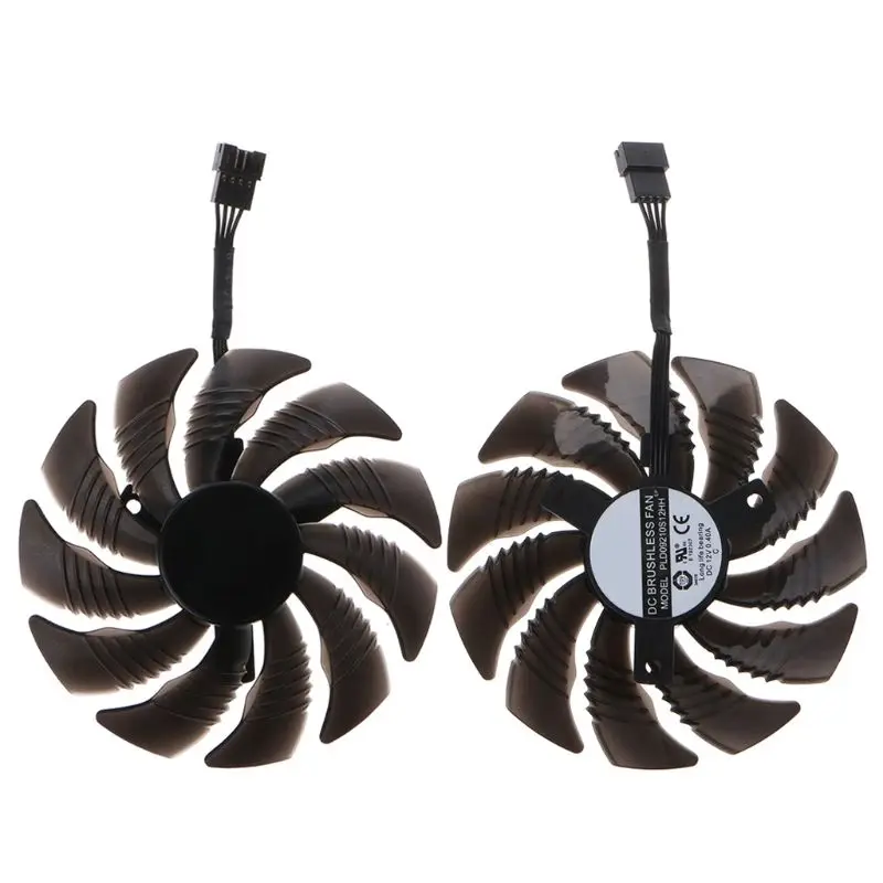 PLD09210S12HH 87 мм кулер вентилятор охлаждения по часовой стрелке/против стрелки для GTX
