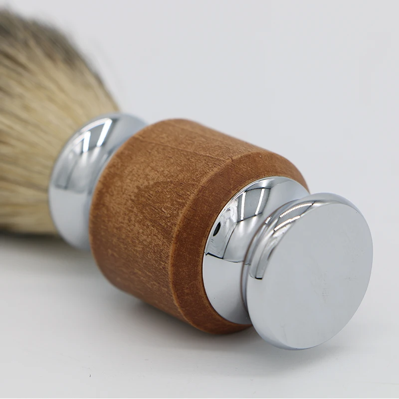 HAWARD RAZOR, профессиональная Мужская бритва из барсука, щетка для бритья, дерево и цинковый сплав, ручка для бритья, бритва