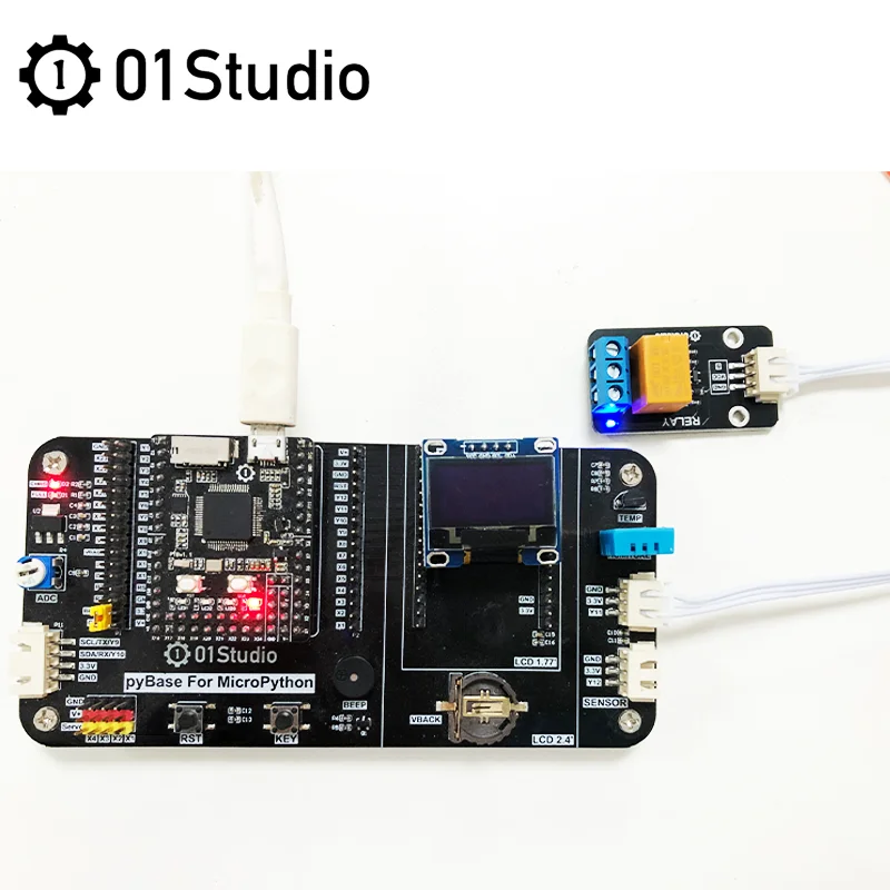 3.3V Relay Module pyboard MicroPython Programming learning development board matching | Дом и сад