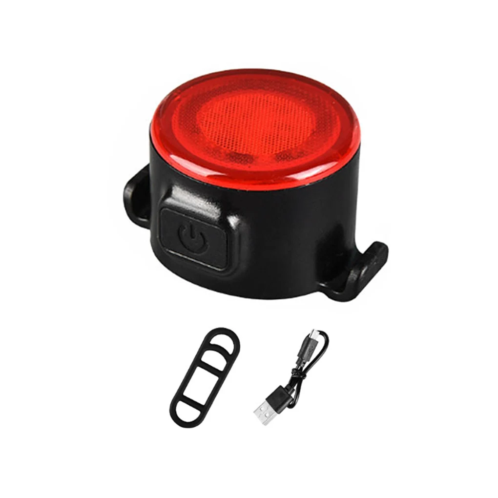 

Bike Rear Lights Mini LED Bicycle Tail Light Helmet Backpack Lights Usb Chargeable IPX6 Waterproof Safety Warning Cycli