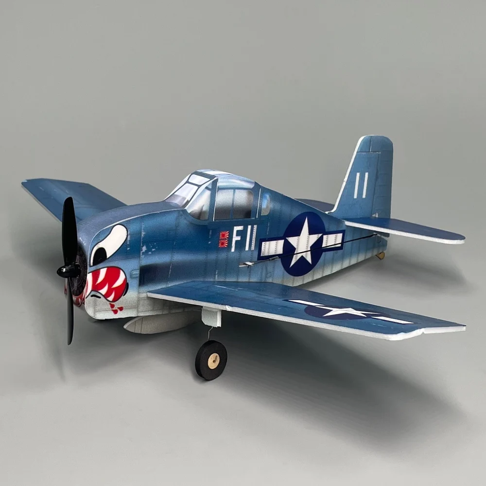 Минимум RC F6F Hellcat 4-канальный истребитель 320 мм модель самолета с дистанционным