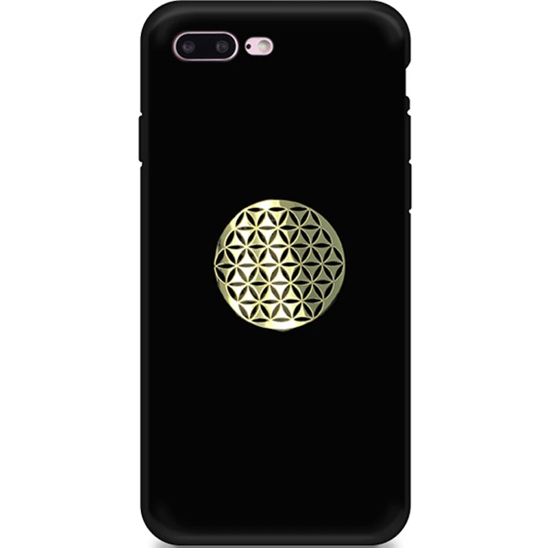 

Flower of Life Metal Nickel Sticker Decoration For Mobile Phone Case Back Car Styling Computer Laptop Fridge Luggage Sticker