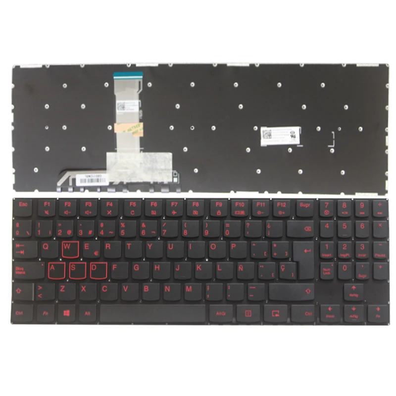 

Новая клавиатура SP для Lenovo Legion Y520 Y520-15IKB R720 Y720 Y720-15IKB Клавиатура для ноутбука с испанской раскладкой без подсветки без рамки