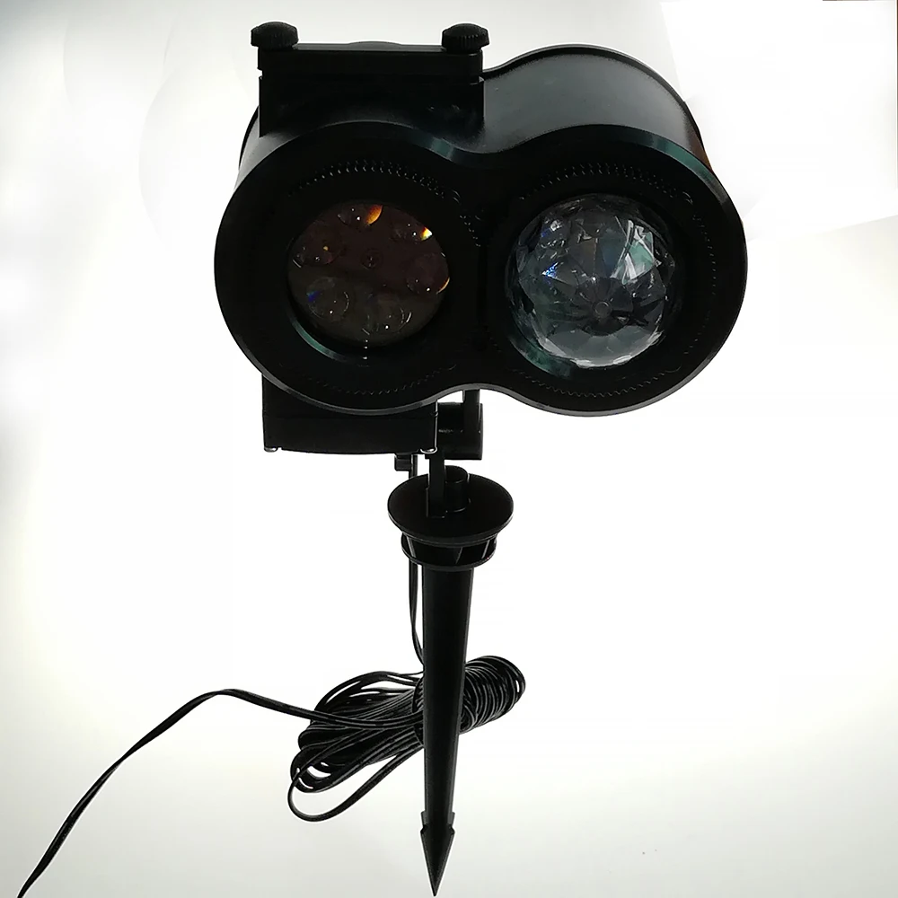 12 узоров Рождественское украшение светодиодный лазерный проектор светильник