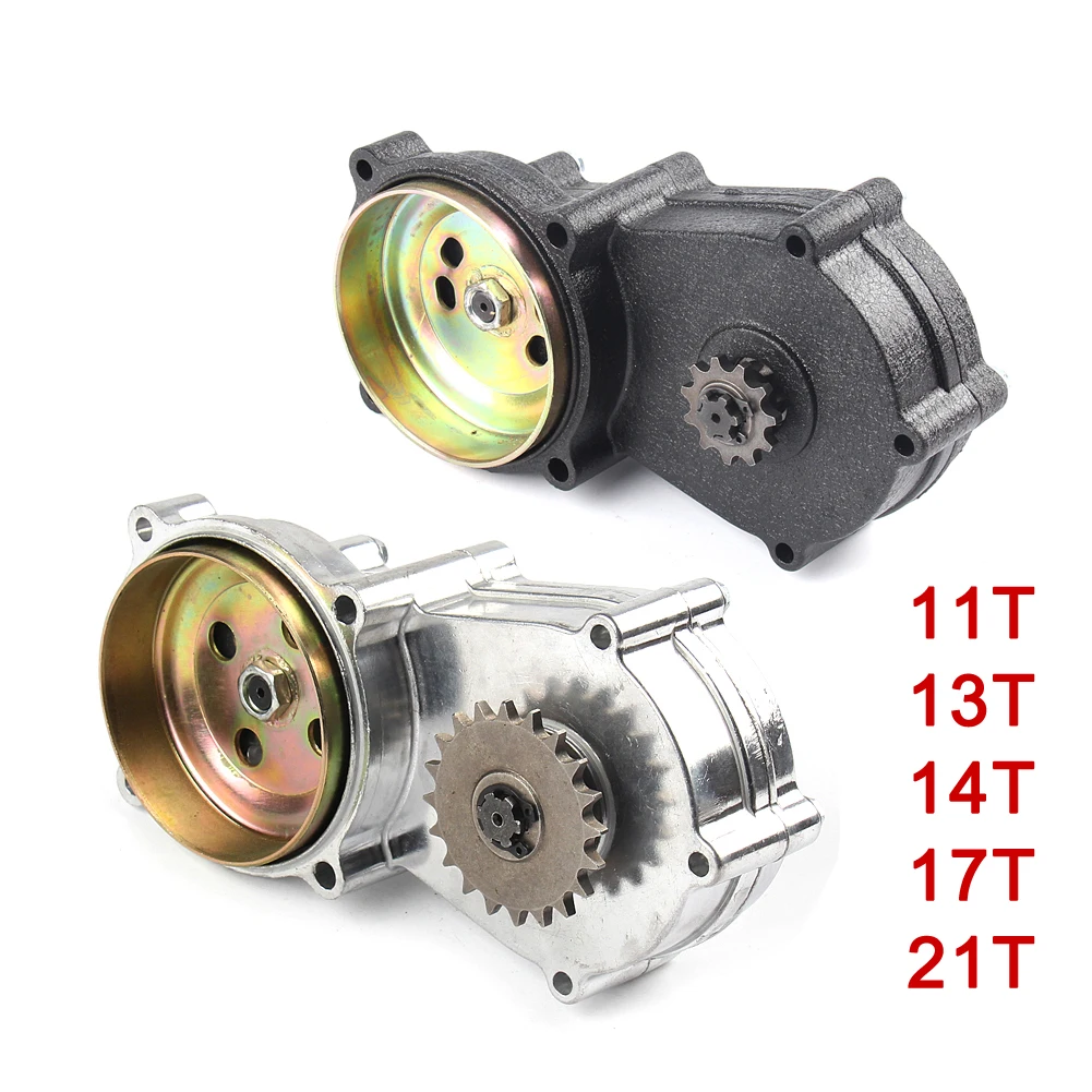 

T8F Dual Chain Clutch Gear Box Transmission Gearbox For For 47cc 49cc 2 Stroke Minimoto Dirt Bike ATV 11 13 14 17 20 Tooth