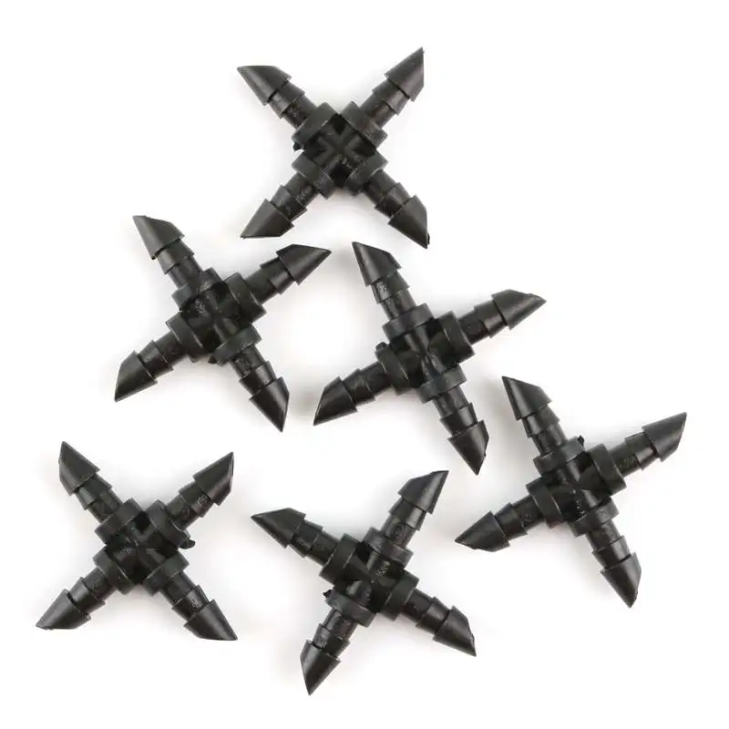 

15 Pcs Micro Joint Garden drip inverted Barb Equal Connector 1/4 Inch Hose Watering Irrigation Connector 4/7 Mm Hose Connector