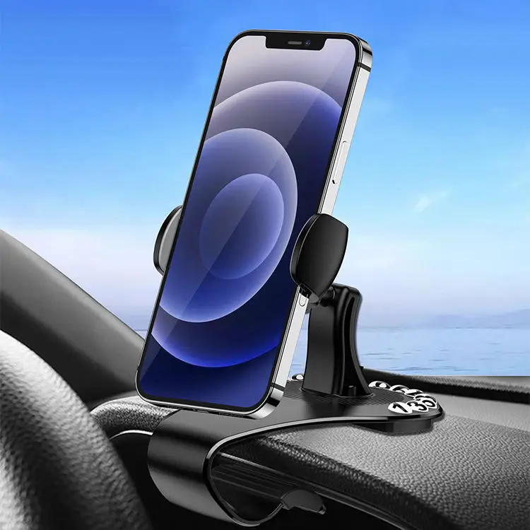

KAKU car dashboard stable clip phone number accessories 360 rotation universal car cellphone stand holder