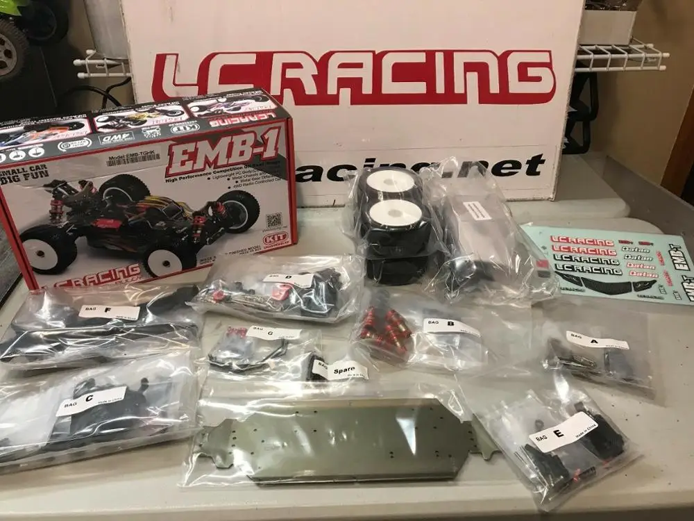 LC RACING 1/14 внедорожник 4WD RC бесщеточный комплект Truggy в сборе # EMB TGHK|Радиоуправляемые