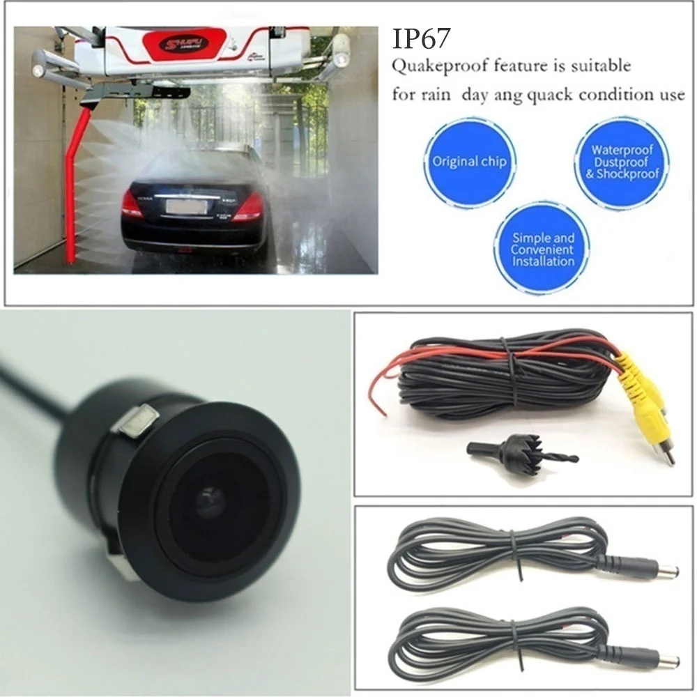 Автомобильная камера заднего вида универсальная для парковки 8