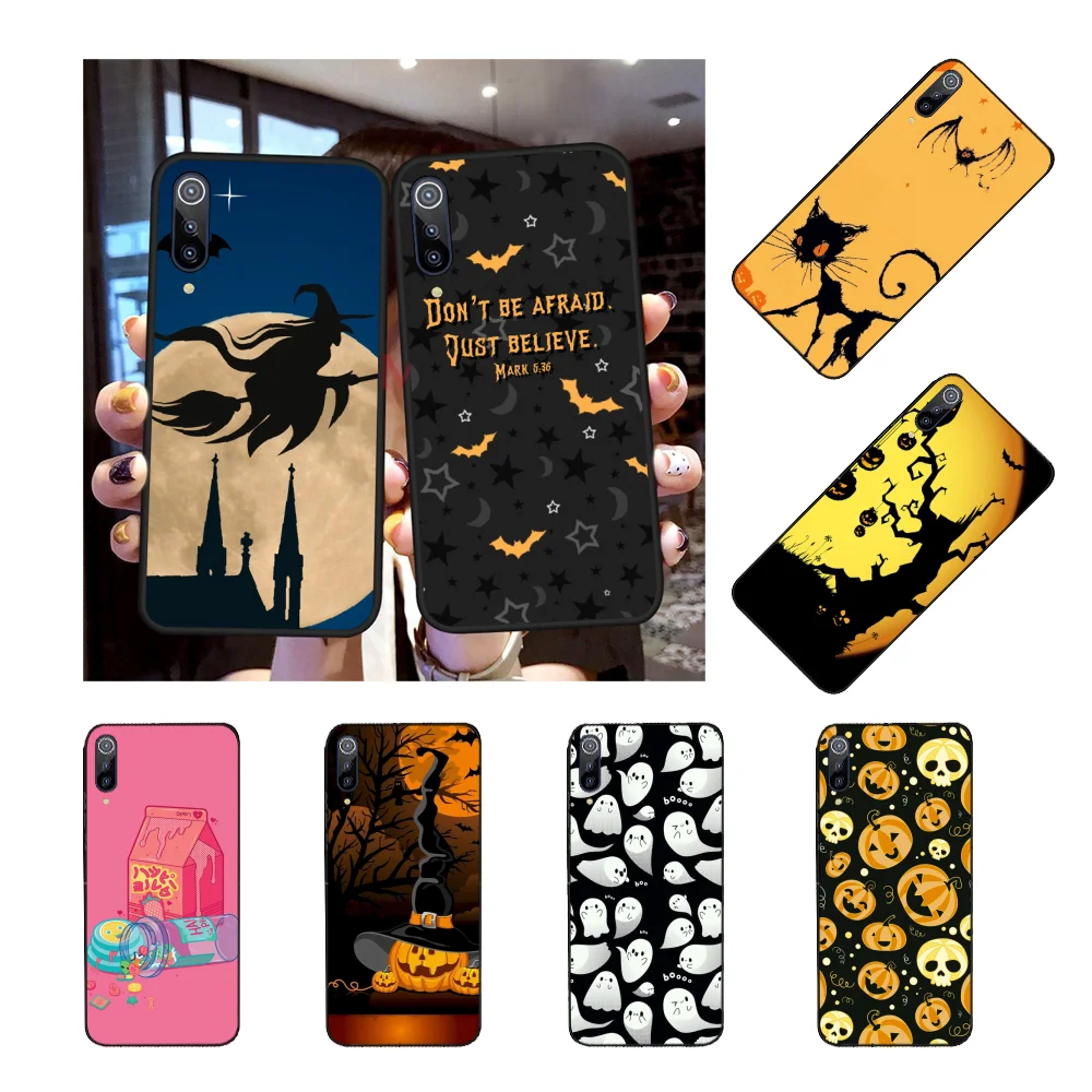 NBDRUICAI Тыква Хэллоуин летучая мышь ведьма бу пользовательские фото мягкий чехол