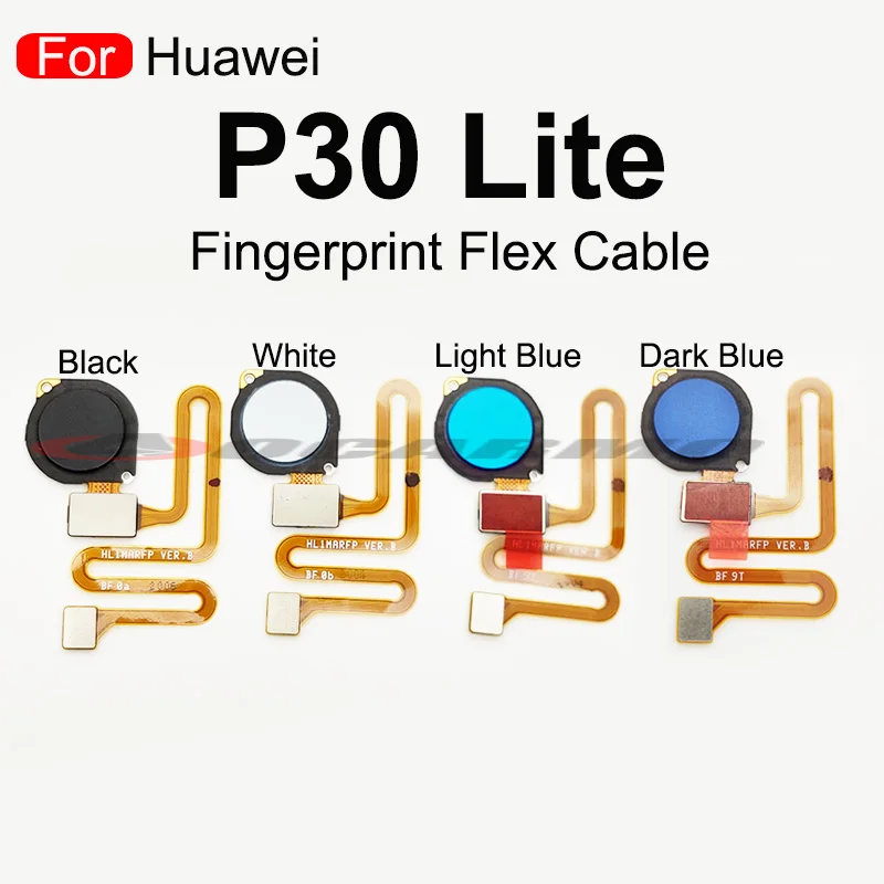 For Huawei P30 Lite Fingerprint Home Button Touch ID Sensor Flex Cable Replacement Repair Parts images - 6