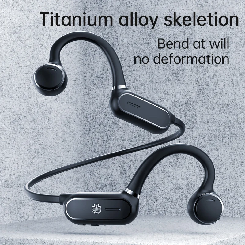 for xiaomi huawei sony air conduction touch bluetooth 5 0 wireless earphone sports waterproof noise reduction with microphone free global shipping