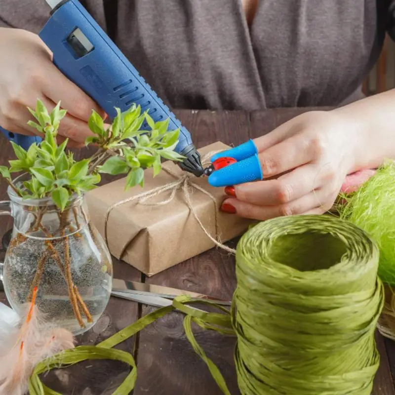 

3/5 Pcs Multifunctional Fingertips Gloves Latex Rubber Antislip Finger Cutter Protector For Garden Food Cutter Gloves Accessory