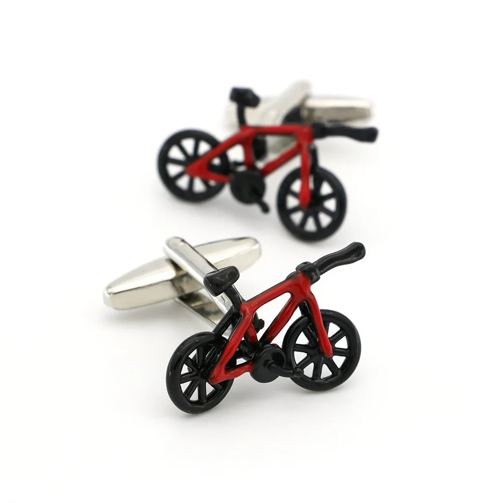 8 Designs Fashion Motorcycle Cufflinks Novelty Sport Bike Design Quality Brass Material Men Cuff Links | Украшения и аксессуары