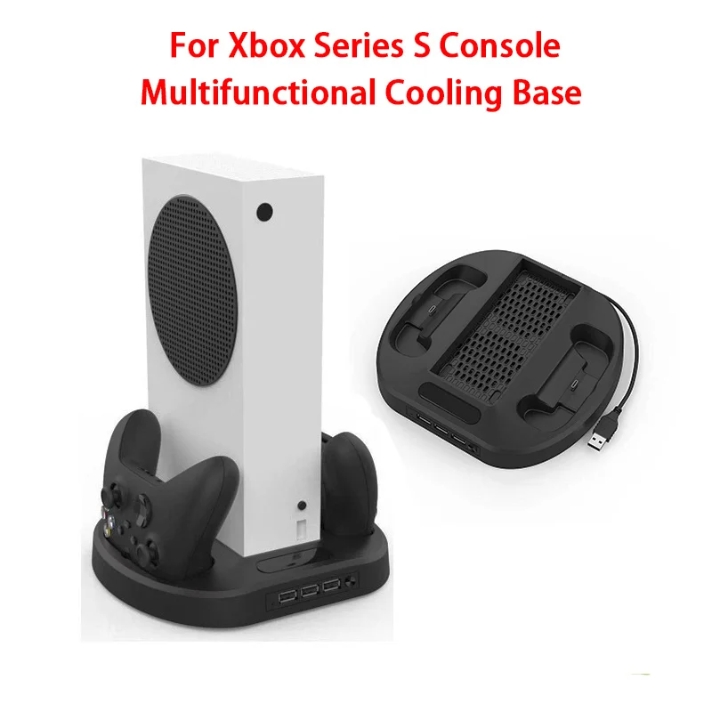 

Новинка для консоли Xbox серии S, многофункциональная охлаждающая база XSS с беспроводным геймпадом, зарядная станция