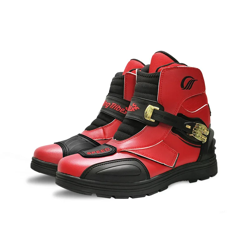 Байкерская обувь для езды на мотоцикле мужские ботинки женские износостойкие