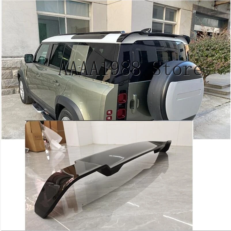 

2020 2021 2022 ABS Glossy Black Rear Tail Wing Trunk Lip Spoiler Fits for Land Rover Defender 110 4Door L851