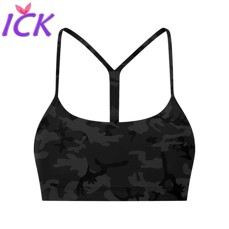 

2021 Autumn/winter New Nude Feeling Strap Bra Y Word Beautiful Back Gather Shockproof Fitness Sports Underwear Womenlingerie