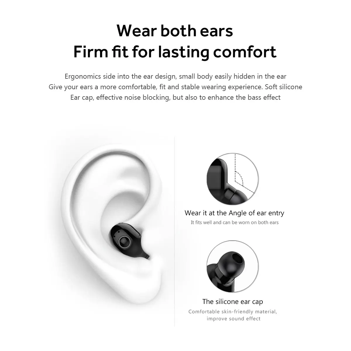 

TWS Mini Bluetooth Earbuds Wireless Headphones Sports Earphone gaming Headset Hands Free Earpiece With Microphone For Smartphone