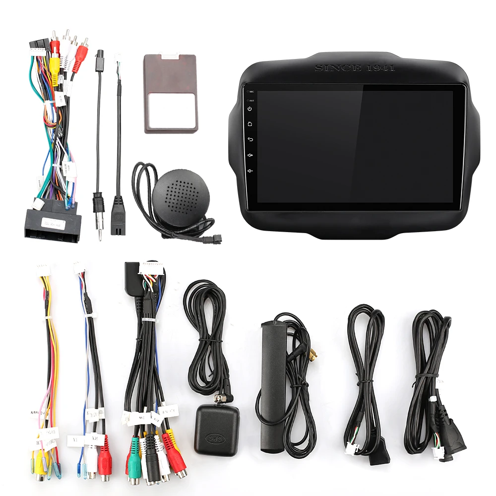 Автомобильный радиоприемник ISUDAR V72 QLED Android для Jeep Renegade 2014 2015 2016 2017 2018 GPS