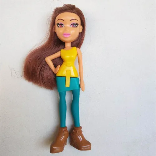 Клубничный торт dollsmcdonald's Product Bratz Кукла Принцесса Девочка 10 см Фигурки игрушки для детей - Цвет: Красный