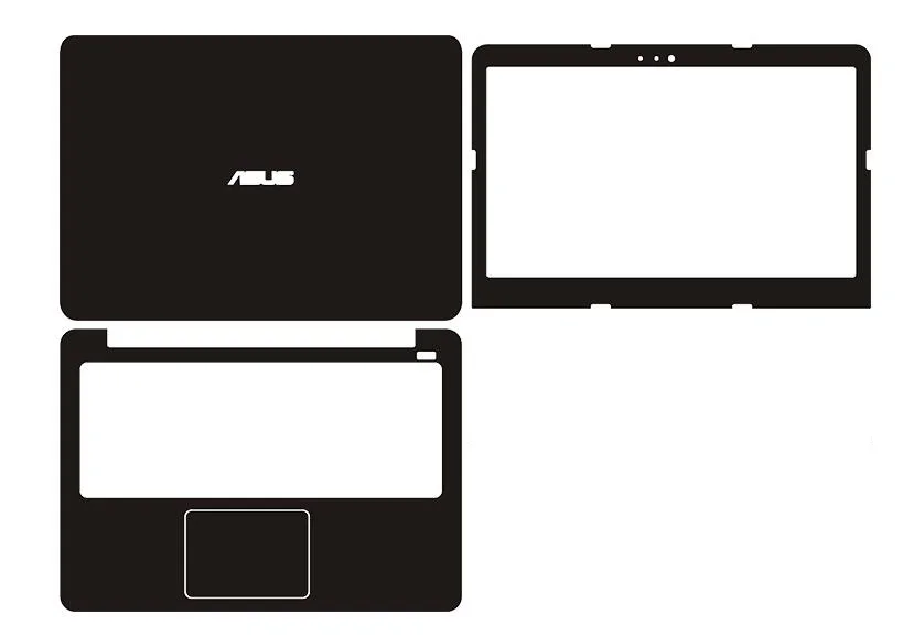 

Кожаная/углеродная волоконная виниловая защитная наклейка для ноутбука ASUS A401L K401 U4000 V405L A400U A401