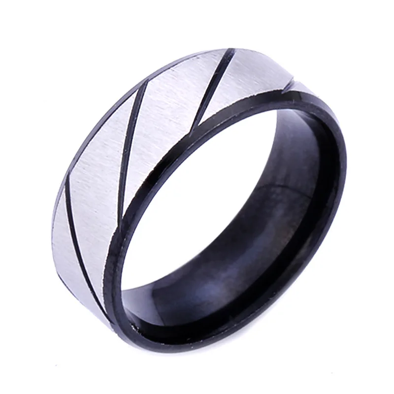 

MixMax 30PCs Men Women Fashion Stainless Steel Rings Width 8MM Inside Polished Wholesale Lot Brand New