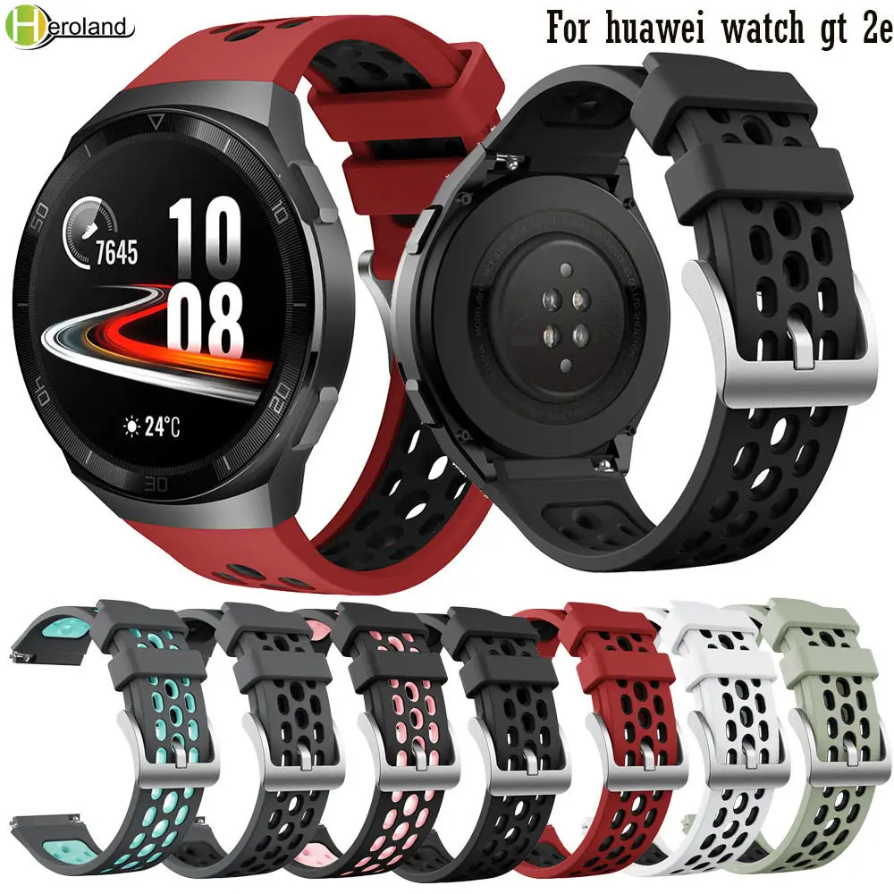 Ремешок силиконовый для huawei watch gt 2e оригинальный браслет смарт часов