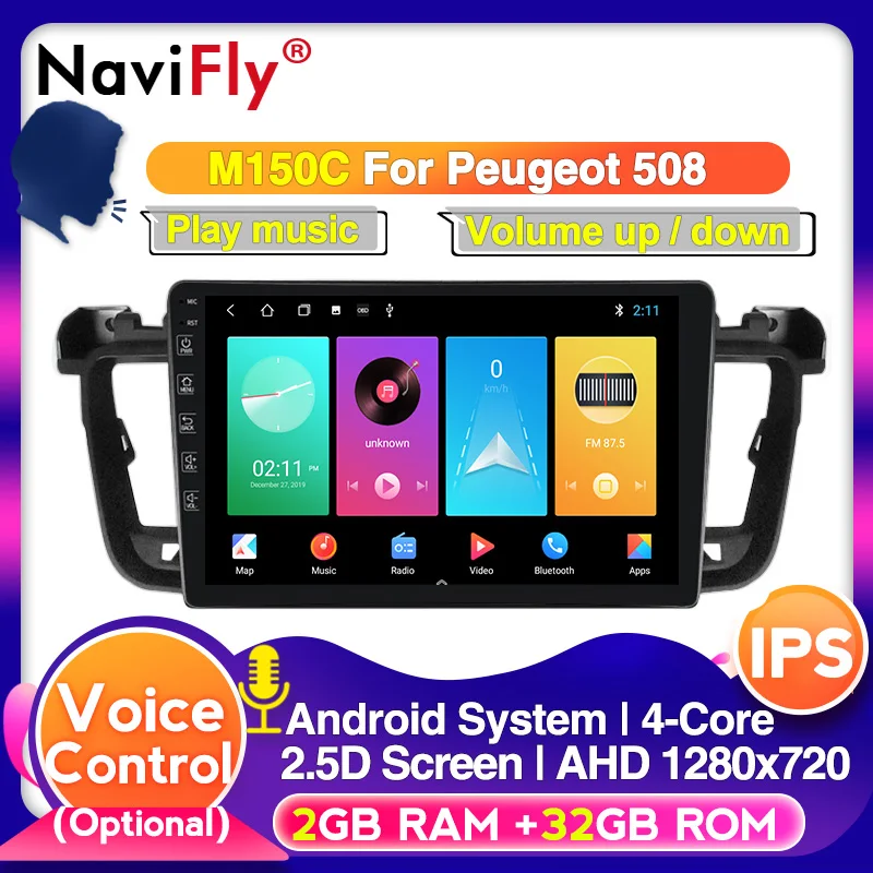 4G LTE IPS DSP Android 10 gps навигация радио стерео для PEUGEOT 508 2011 2012 2013 2017 головное устройство