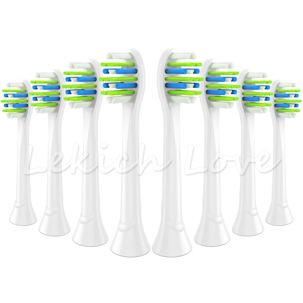 8 насадок для зубной щетки Philips Sonicare, подходит для 2 серии, Flexcare, EasyClean, Diamond Clean, Flexcare, EasyClean 8 насадок для зубной щетки Philips Sonicare, подходит для 2 серии, Flexcare, EasyClean, Diamond Clean, Flexcare, EasyClean