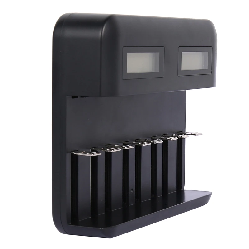 

8 Slots LCD Display USB Smart Battery Charger For AA AAA SC C D Size