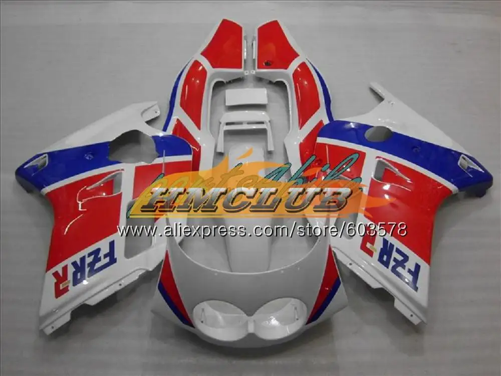 No. 20 Корпус для YAMAHA FZR250R FZRR FZR 250 250R 1986 1987 1988 1989 124CL. 21 красный, белый FZR250RR FZR-250 FZR250 86 87 88 89 обтекатель - Цвет: No. 20