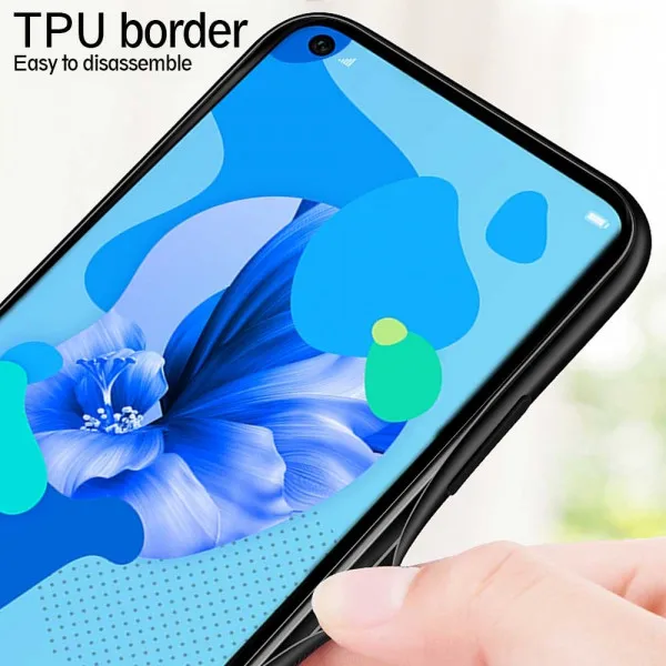 Case for Huawei Nova 5i / P20 Lite 2019 case colored glass dégradée light purple | Мобильные телефоны и аксессуары