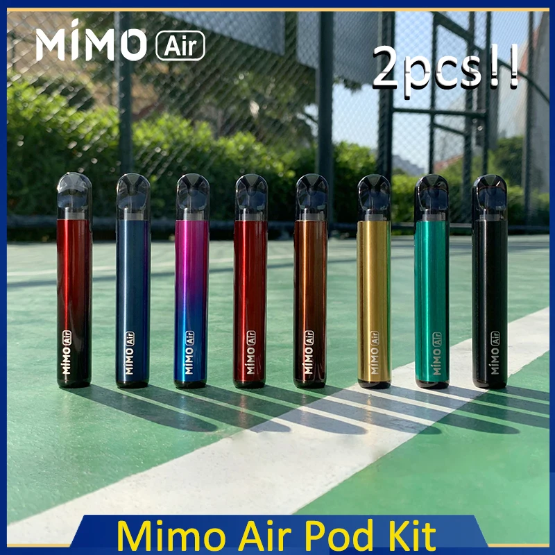 2 шт.! G TASTE Mimo Air Starter Kit Pod Vape Pen 450 мАч боковая заправка картридж 1 3 мл атомайзер 1.8ohm