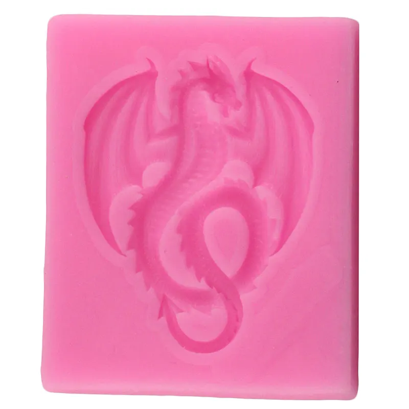 Силиконовая Форма Sugarcraft Dragon форма для помадки инструменты украшения тортов