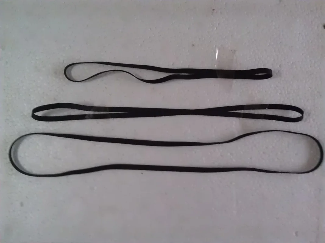 

1pc Opener Flat Belt Phonograph Player Drive Belt Fold In Half 2cm-33cm