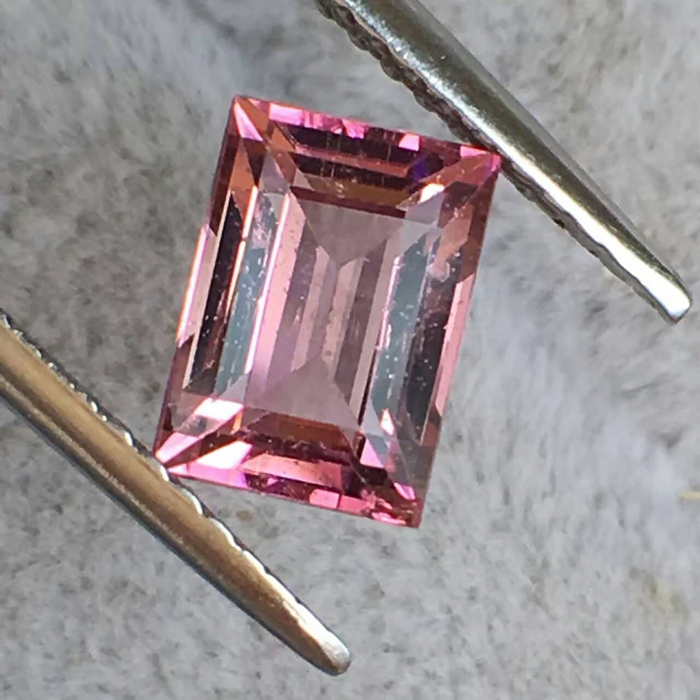 5 мм * 7 0.8ct натуральный розовый турмалин свободный драгоценный камень Красивый