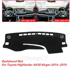 Для Toyota Highlander XU50 Kluger 2014  2019 приборной панели автомобиля крышка коврик козырек от солнца Pad инструмент Панель ковры автомобильные аксессуары