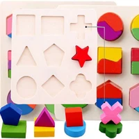 wooden math toys puzzle baby kids learning toy preschool early childhood education montessori game for toddlers children