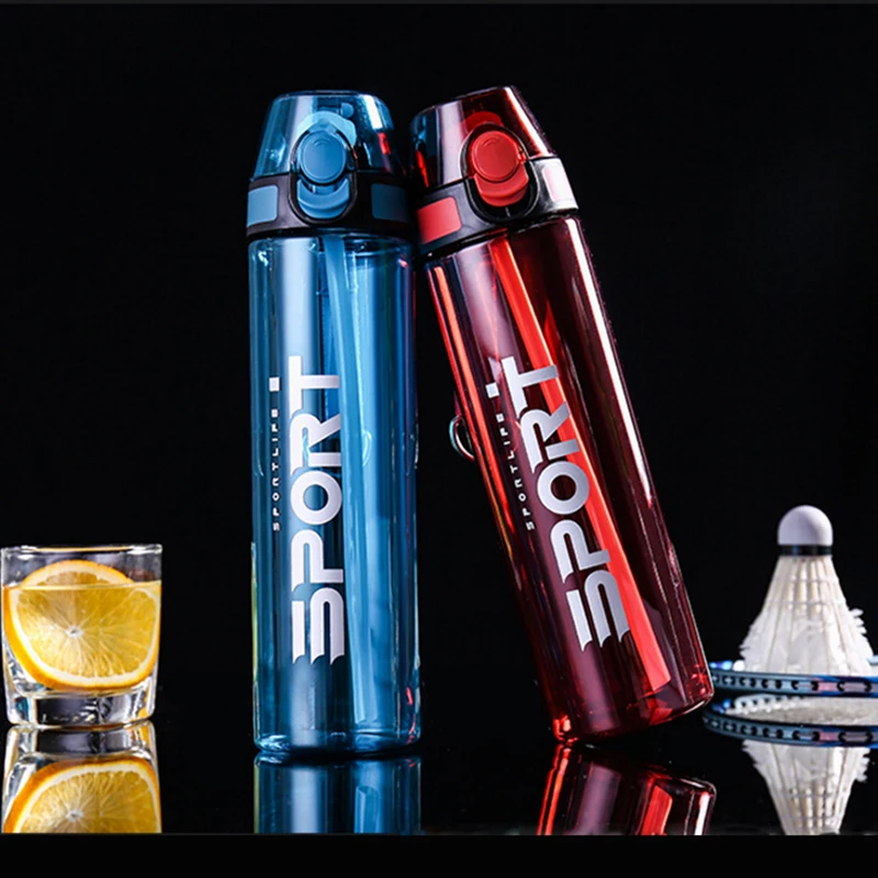 Новая спортивная бутылка 500 мл для фитнеса переносная герметичная пластиковая