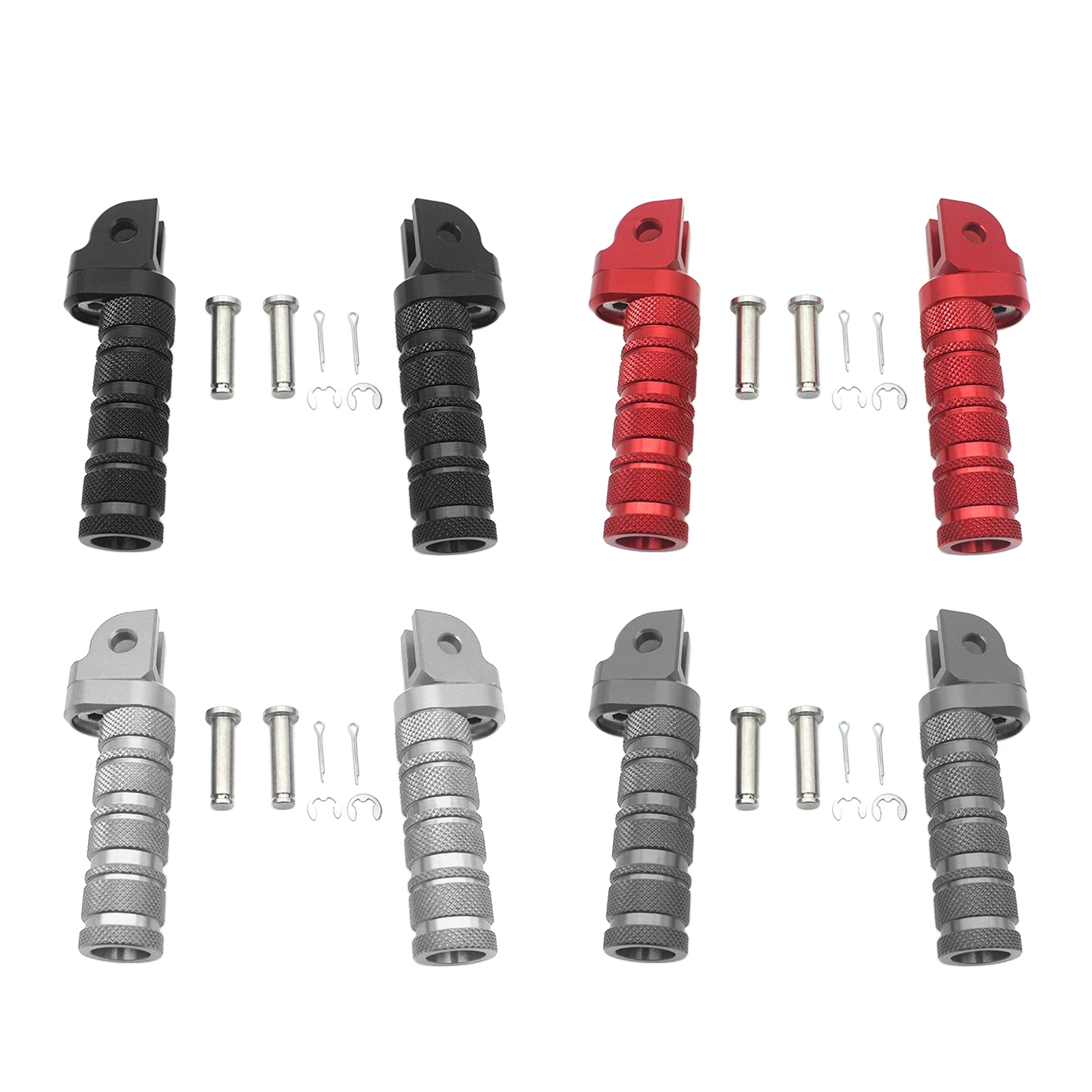 Алюминиевые Подножки для Передней заднего вида подножки ног педали высокого