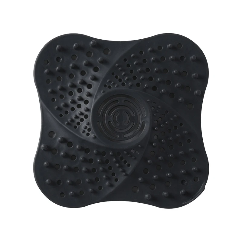 

Silicone Anti-Blocking Floor Drain Mat Filter Net Anti-Hair Anti-Clog Toilet Sewer Bathroom Floor Drain Cover FEA889