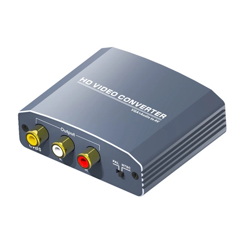 VGA + аудио конвертер AV в HDMI 1080P для PS3 Проектор Монитор компьютерной приставки к