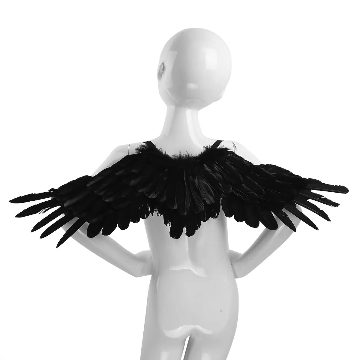 Взрослые Дети перо Ласточка крыло танцевальное шоу Свадебный декор костюм
