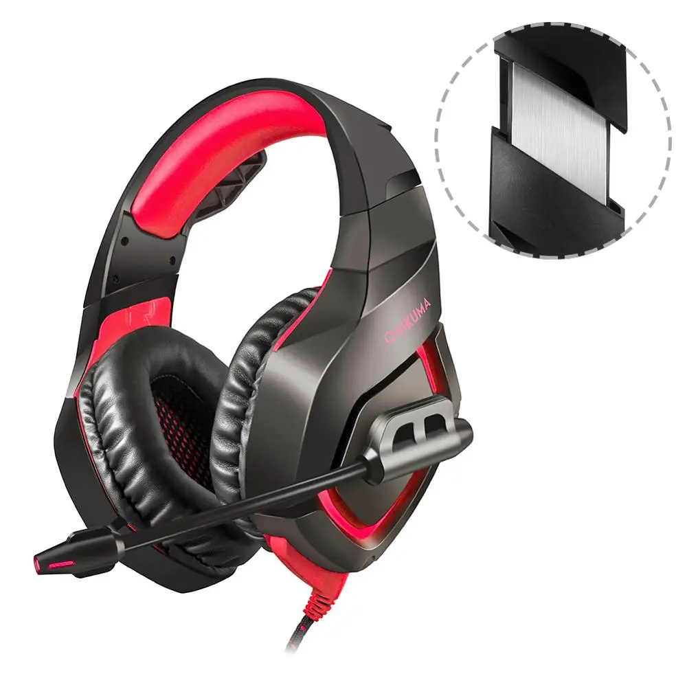 3 5 мм игровая гарнитура наушники стерео для playstation 4 Slim Pro Xbox one Head phone Mic Проводная