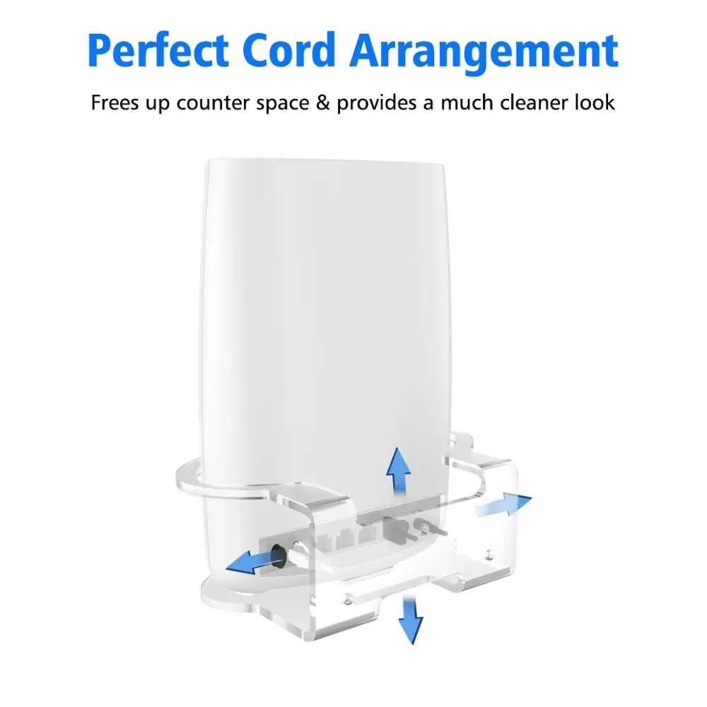 Бытовой прозрачный акриловый настенный кронштейн для Wi-Fi маршрутизатора Netgear Orbi