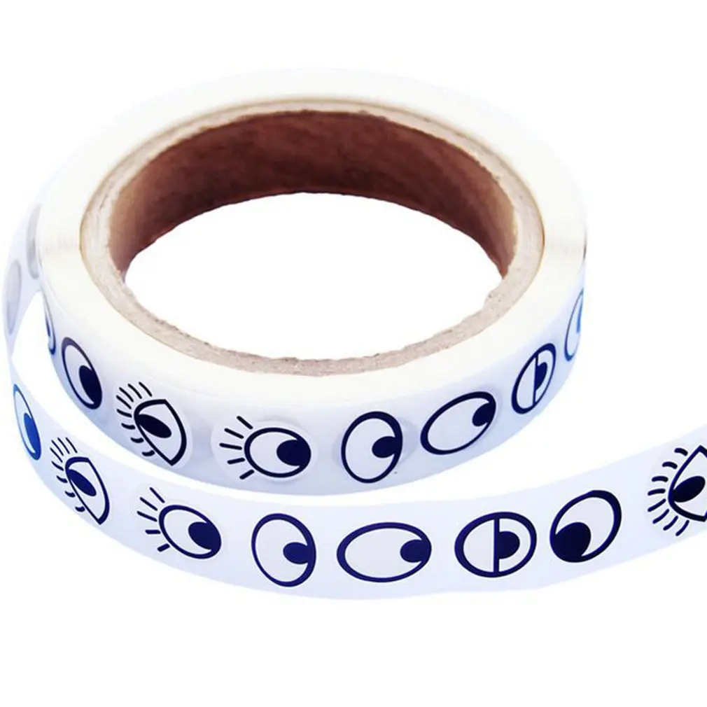 Наклейки на глаза детские наклейки ручной работы черно белые креативные